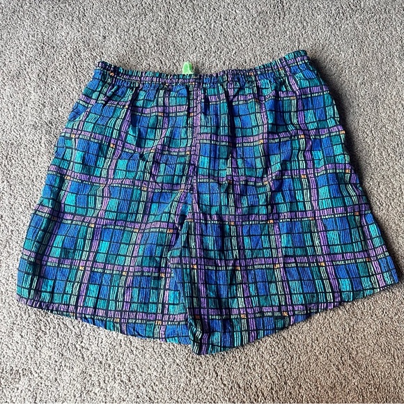 VTG Catalina Vibrant Plaid Swim Trunks - Picture 2 of 6